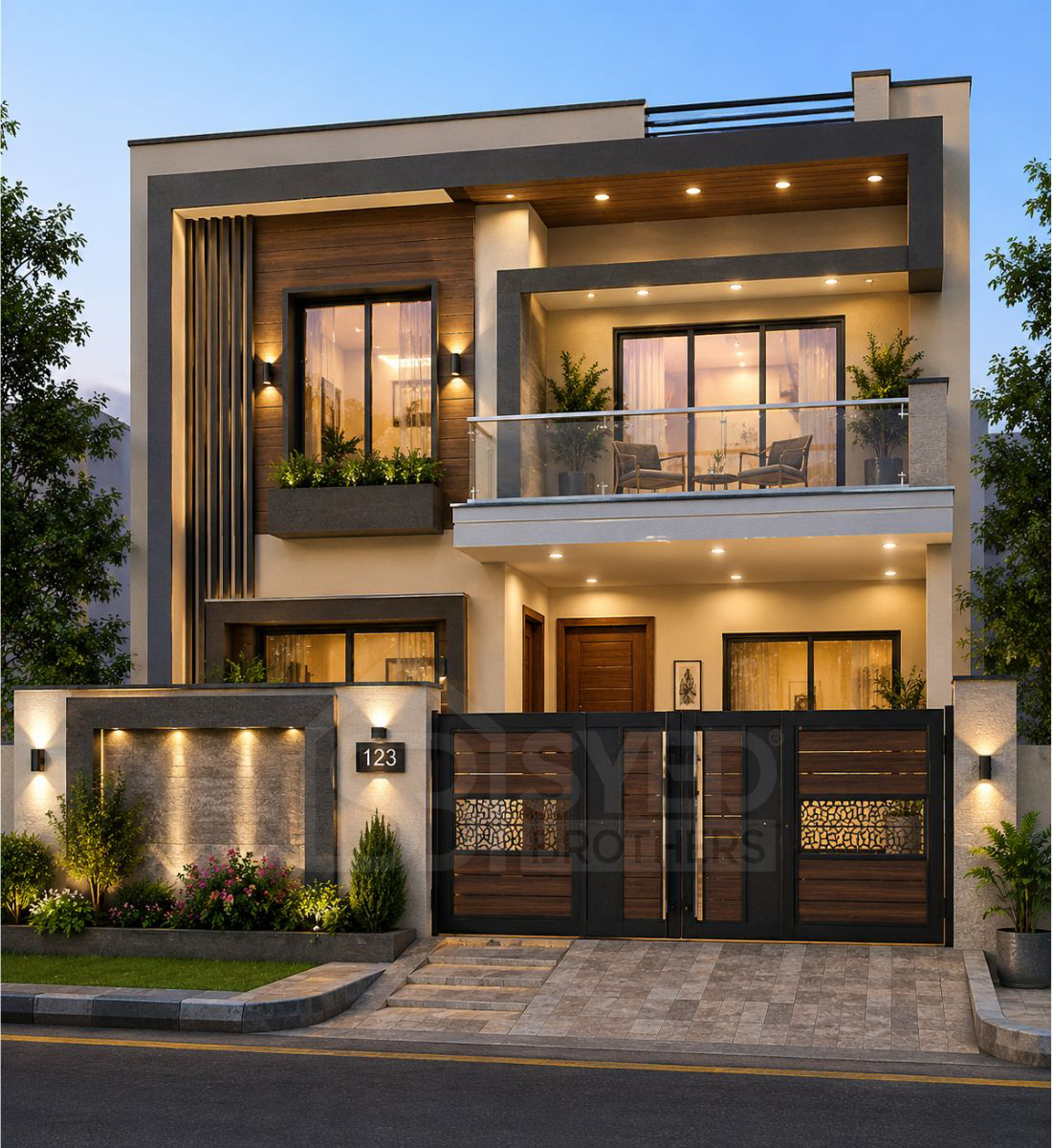 5 Marla Double Story House Design